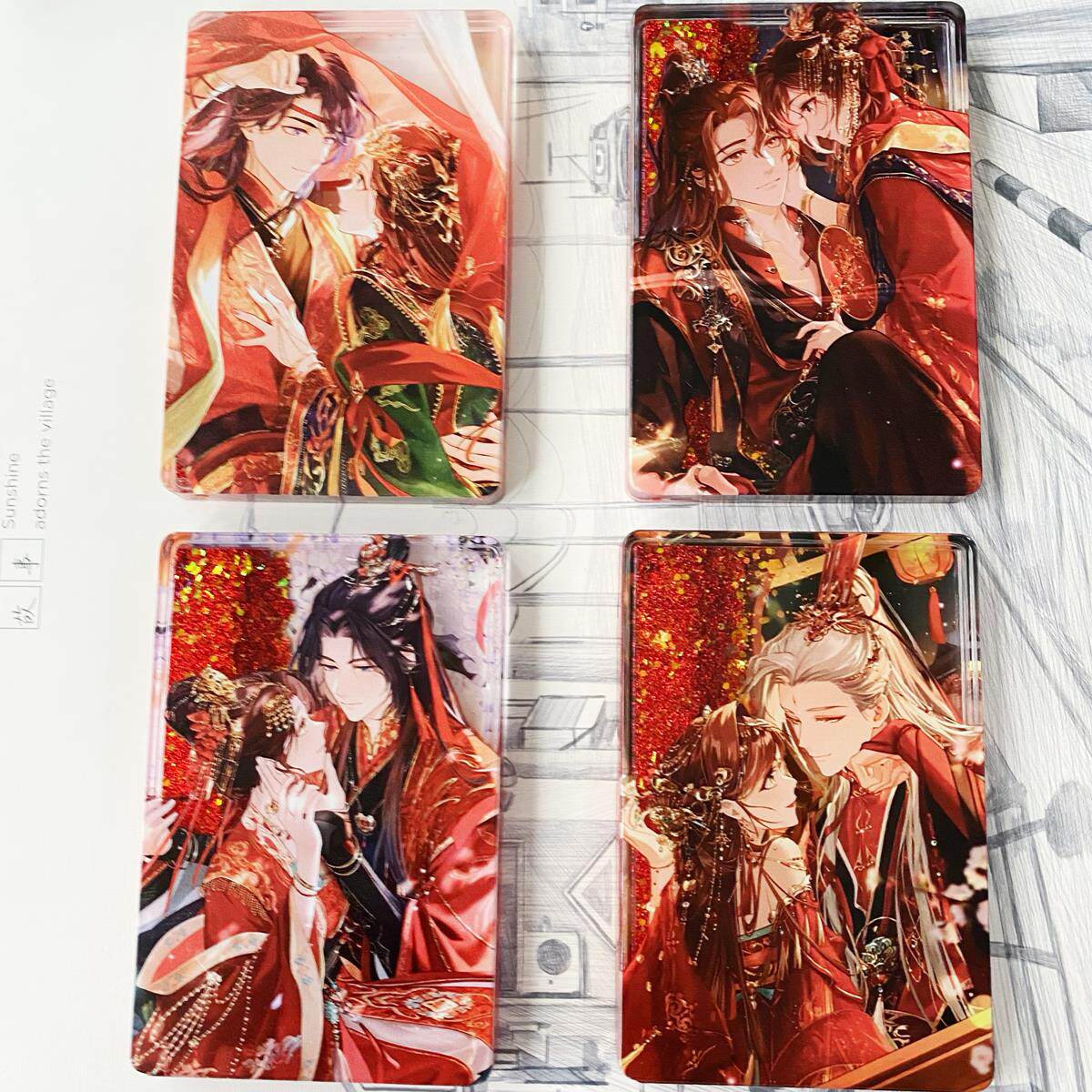 未定事件簿周边亚克力流沙麻将夏彦左然莫弈陆景和红尘共长生周边