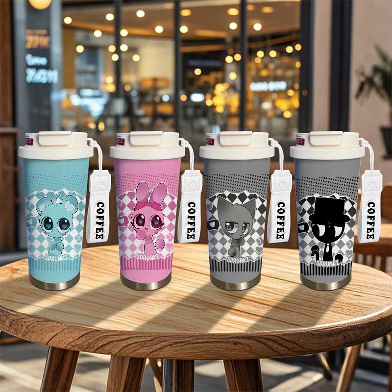 sprunki节奏盒子保温杯杰文小天温达西蒙儿童316不锈钢大容量水杯