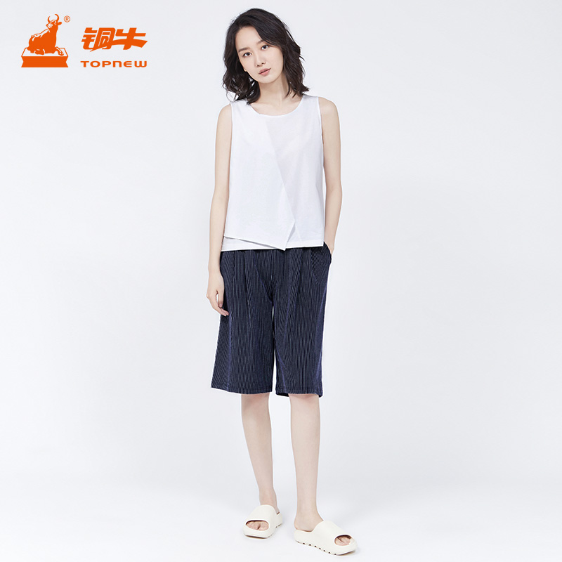 睡裤铜牛bless2021小毛圈下装