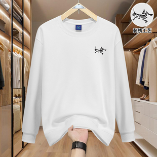 新款 圆领长袖 卫衣美式 加绒加厚鸟家男士 情侣 重磅宽松冬季 2025秋季