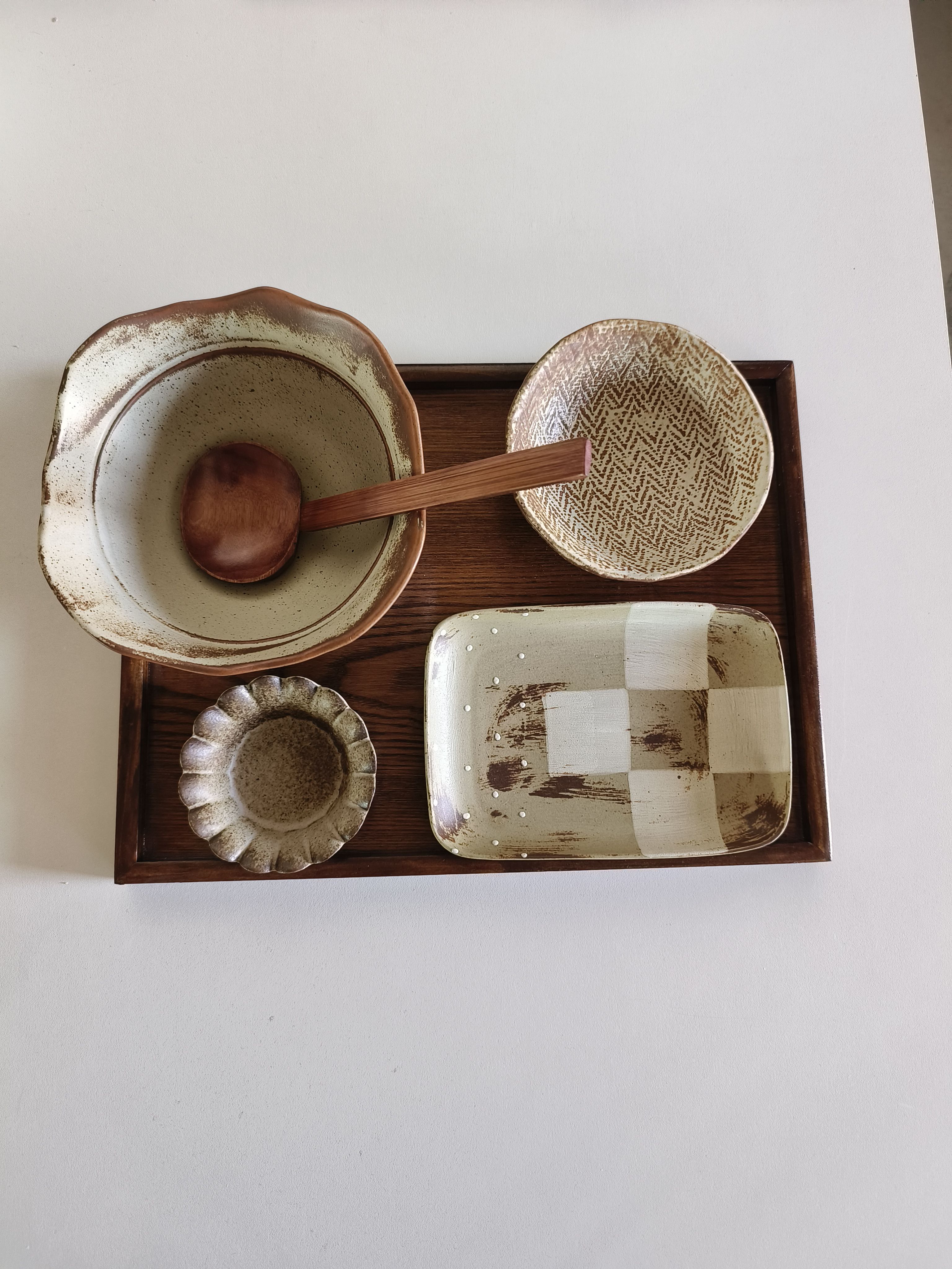 美拉德异形面碗套装  一人食餐具套装