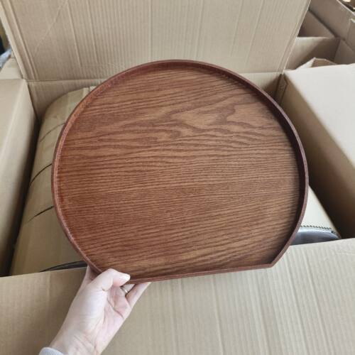 半月托盘33*36CM  水曲柳木  拍照道具一人食搭配木托盘