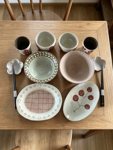 LLHOME 双喜粉叙 二人食餐具情侣餐具乔迁餐具家用餐具新婚餐具