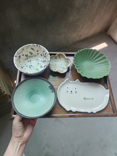 可爱猫咪一人食餐具早餐打卡分餐制釉下彩餐具