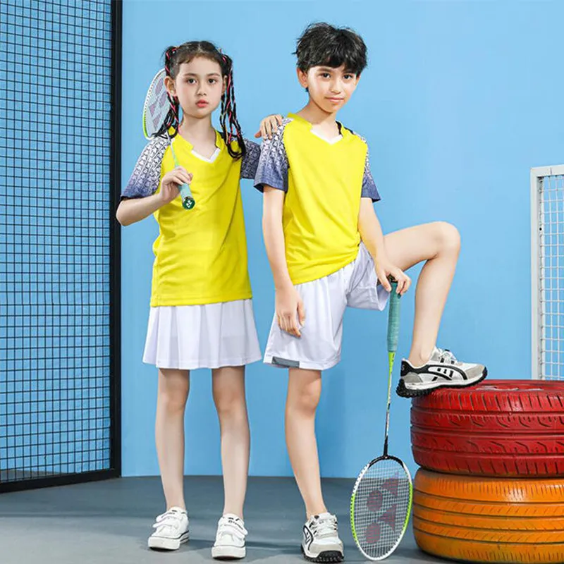 速干儿童羽毛球服套装男女款成人综合训练服网球服乒乓球服跳绳队