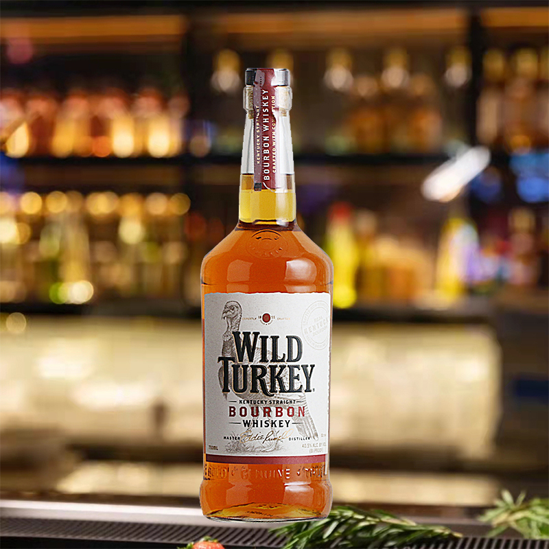 洋酒美国原装Wild Turkey 81 proof经典威凤凰81波本威士忌750ml-封面