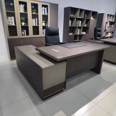 办公桌LDE3系班台B-3524职员桌简约现代办公工位2400*1600*750mm