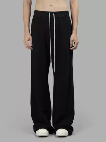 24Ro Style Wide-Leg Cargo Sweatpants, European and American High-Waisted Floor-Length Sweatpants, Trendy Drawstring Loose-Leg Straight-Leg Pants