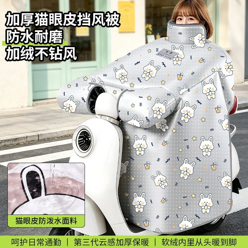皮革pu电动车防水冬季保