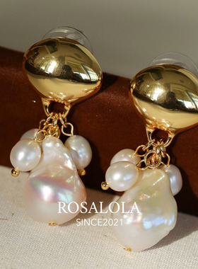 ROSALOLA 巴洛克流苏·法式浪漫复古耳环·LOLA系列 122232