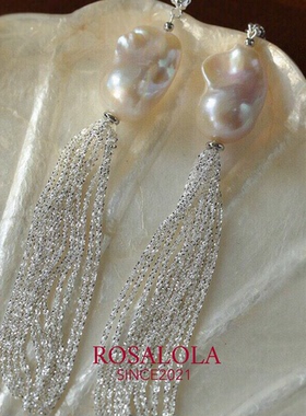 ROSALOLA 流光巴洛克·法式浪漫复古巴洛克耳环·LOLA系列 012302