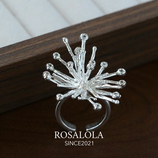 ROSALOLA 烟花绽放·欧美时尚简约清冷风戒指·LOLA系列 060201