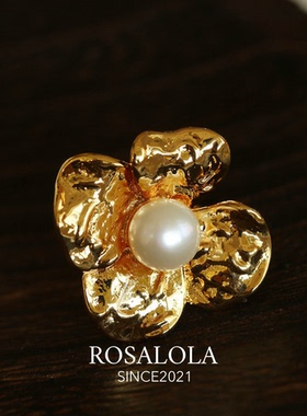 ROSALOLA 低语·复古鎏金工艺开口戒指·LOLA系列 011205