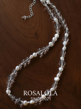 ROSALOLA 清露·法式浪漫极简风珍珠项链·LOLA系列 053001