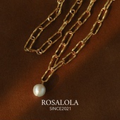 复古巴洛克珍珠项链·LOLA系列 ROSALOLA 环扣巴洛克·法式 012904