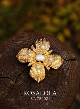 ROSALOLA 海之女神·法式复古宫廷风胸针·LOLA系列 011601