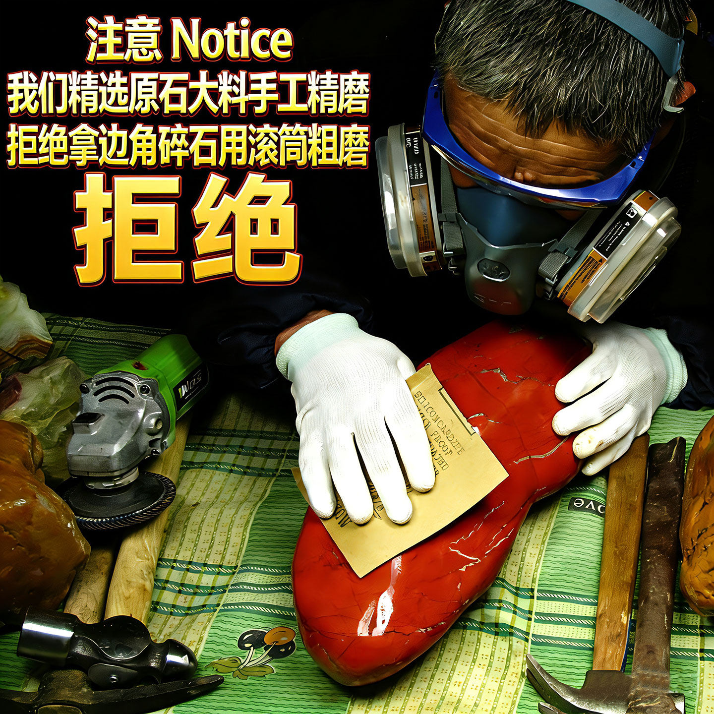 免费刻字天然红色南非鸡血红碧玉石头客厅博古架乔迁开业送礼摆件