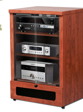 丹莱梅克M050功放机架专业音响功放机柜影音设备器材带门柜子脚架