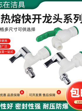 免热熔龙头快插水龙头ppr水管快速接头4分6分直插式20洗衣机水嘴