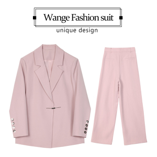外套女套装 西装 高奢大清仓春款 轻奢韩剧女主穿搭西裤 25024