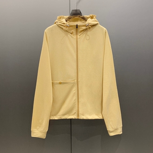 春夏新款休闲百搭索罗纳天丝大口袋拉链长袖连帽外套女W7238