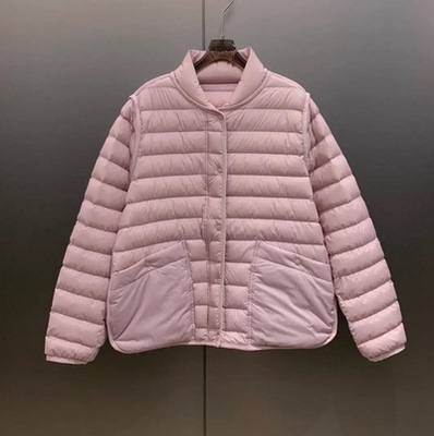 立领95白鹅绒排骨羽绒服 W7084