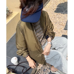 【小雨姐在这里】高级感春秋两面穿防风轻薄防晒风衣外套女 W6868