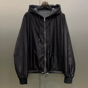 W7028 户外休闲抽绳轻三防连帽外套 小雨姐在这里