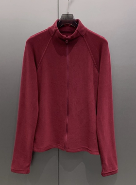 休闲气质绒感显瘦立领瑜伽秋冬保暖外套女 W7154