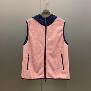 高级感显瘦搭配拼接无袖 马甲B2158