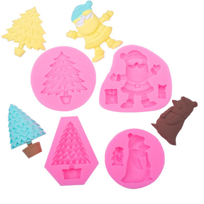 圣诞节硅胶模具蛋糕装饰