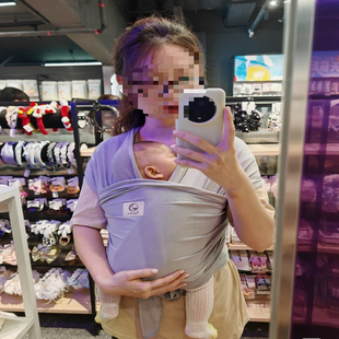 婴儿背巾前抱式 多功能透气轻便新生儿外出包裹背娃神器宝宝背带