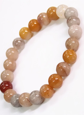 天然河南玛瑙水晶手链