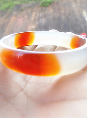 天然玉石儿童款原色玛瑙手镯