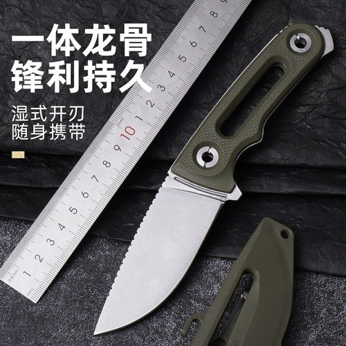 户外刀生存刀家用高硬度手工锻打瓜果刀野外生存随身野营锋利刀