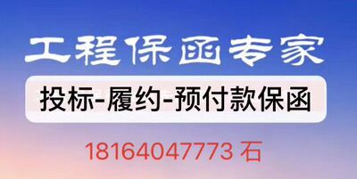 投标保函履约商保担保保函