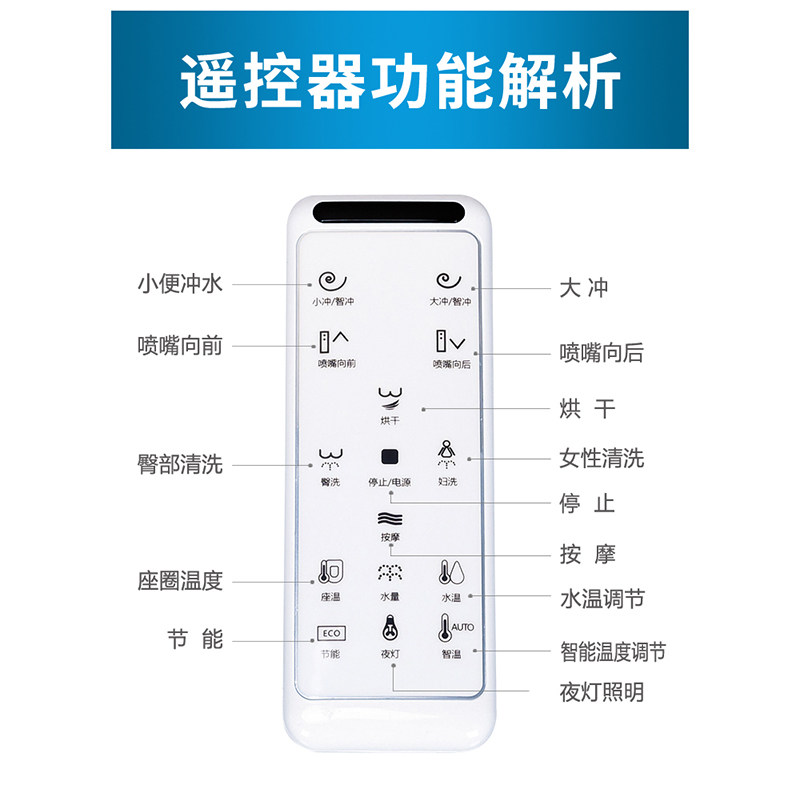 智能马桶家用一体即热式无水压限制全自动清洗电动感应智能坐便器