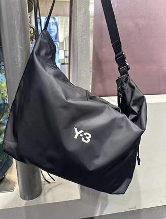 Y3BAG斜挎包单肩包男女潮包休闲大包单肩包春夏简约旅行包饺子包