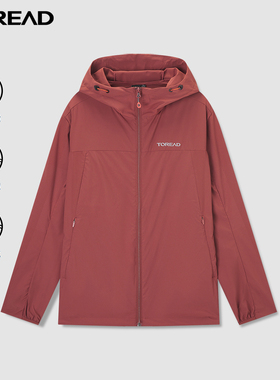 探路者外套男女春秋户外舒适休闲弹力防风越野服TAEK81141/82142