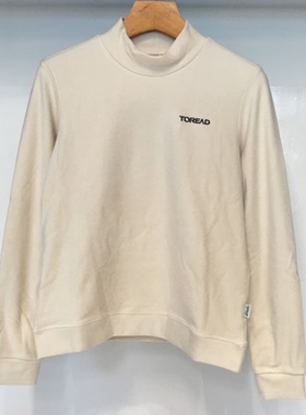 探路者长袖T恤女 24秋冬新款户外保暖亲肤弹力德绒T恤TAJJCM92342