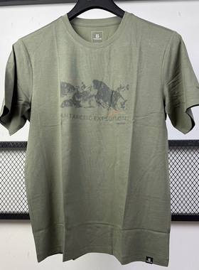 探路者T恤男26春夏休闲舒适透气凉感亲肤印花圆领短袖TAJJAO81239