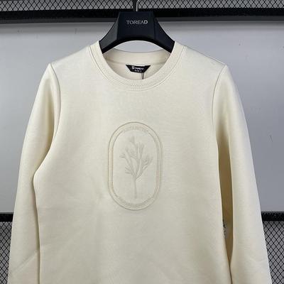 探路者卫衣24秋冬新款女士户外运动套头圆领休闲长袖TAUUAM92536