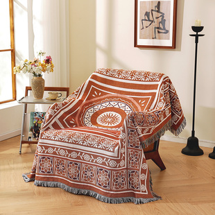 复古风索维德单人沙发巾沙发毯桌布防尘布盖巾盖毯装饰布露营盖毯