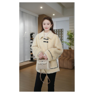羊毛100%高级感小个子短款 邱莹莹 芒果奶冻 AOMI 皮草 HELA