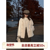 邱莹莹 休闲风皮草 西班牙进口莫伊小拉贡.双面穿 HELA AOMI