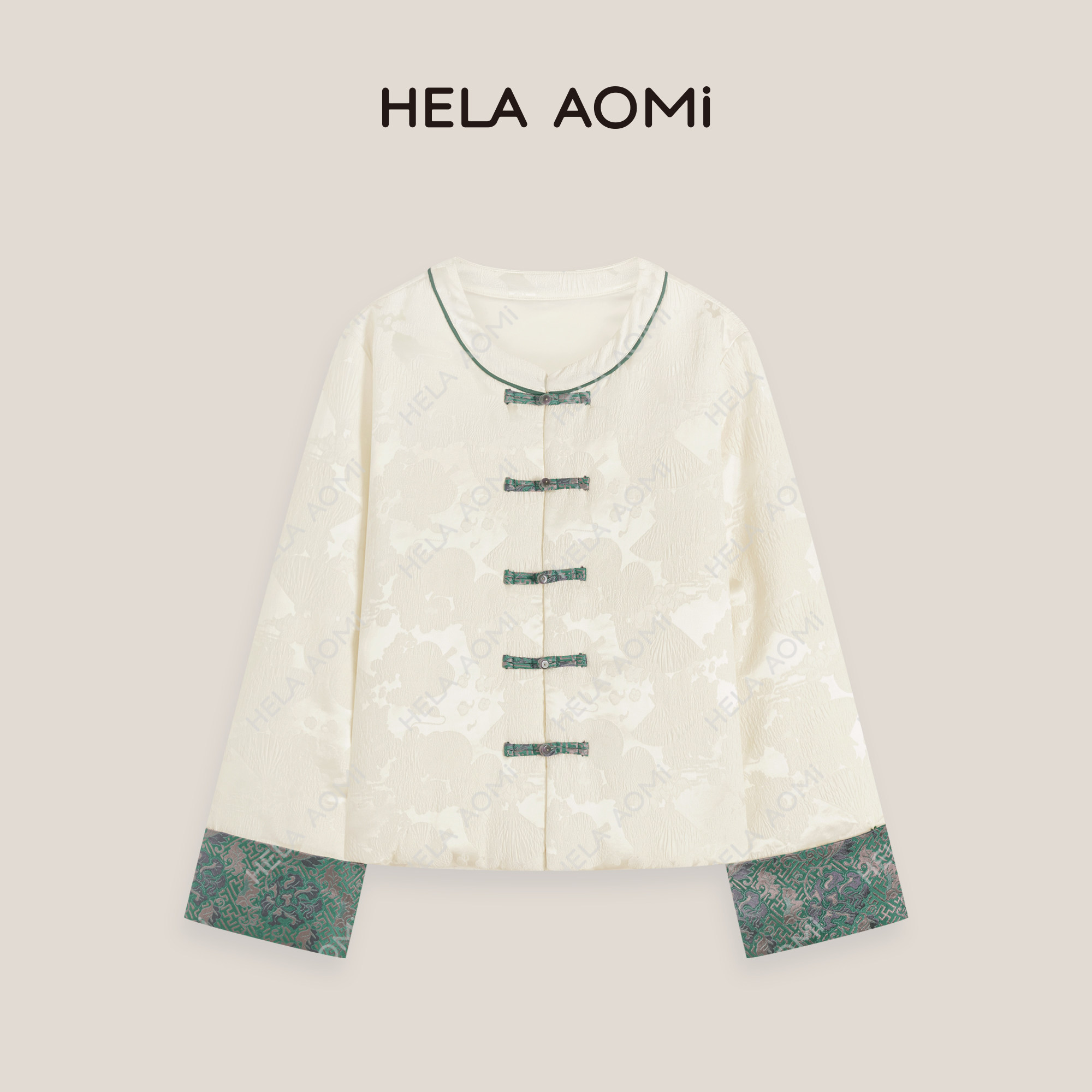 邱莹莹HELA AOMI “吉扇”真丝羊毛90鹅绒桑蚕丝盘扣国风羽绒服,女装/女士精品,羽绒服,淘宝优惠券,粉丝福利购,淘宝优惠卷