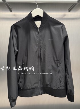 CK Jeans专柜正品 2025秋款男士经典简约飞行员夹克外套 40FM512