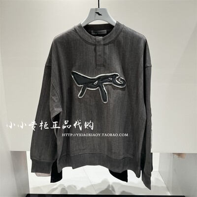 TOFOURTH贴布圆领卫衣