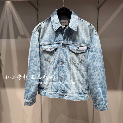 CKJeans满印复古牛仔外套