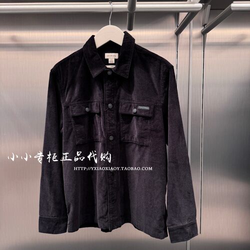 CKJeans灯芯绒潮流长袖衬衫